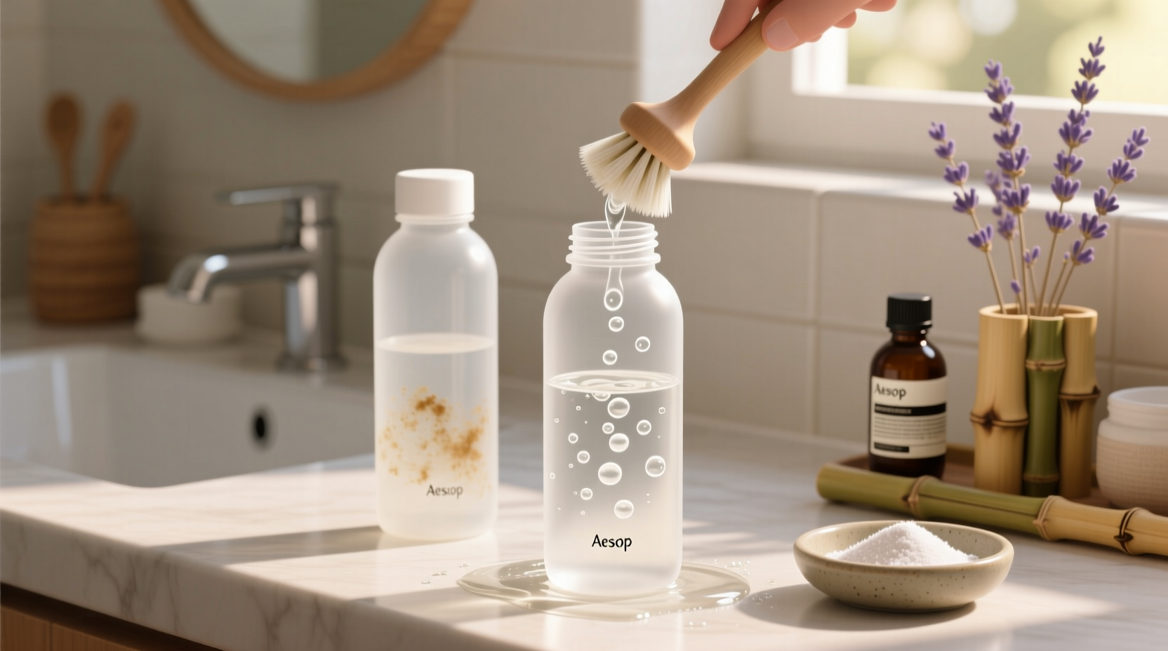 eco friendly cleaning tips for silicone bottles