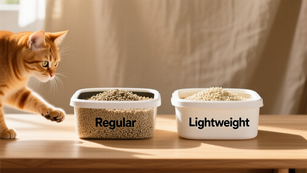 Lightweight vs. Regular Cat Litter (2024 Comparison): Which One Is Better for My Cat?