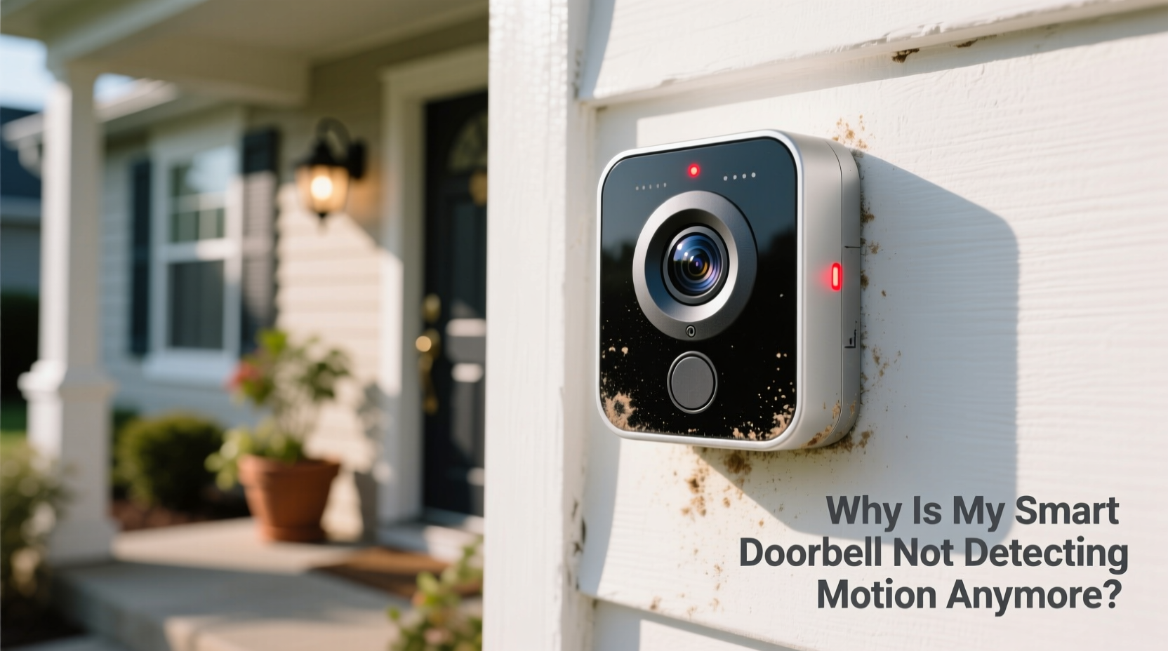 why is my smart doorbell not detecting motion anymore