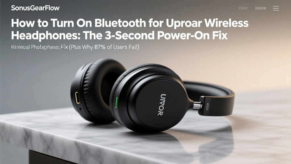 How to Turn On Bluetooth for Uproar Headphones (2026)