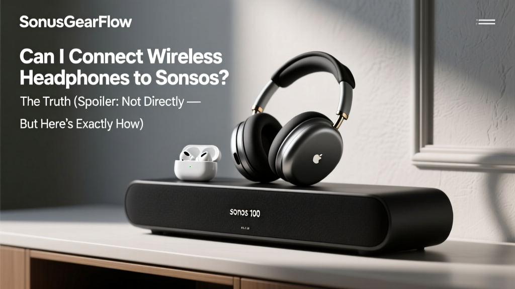 Wireless Headphones to Sonos: How to Connect (2026)