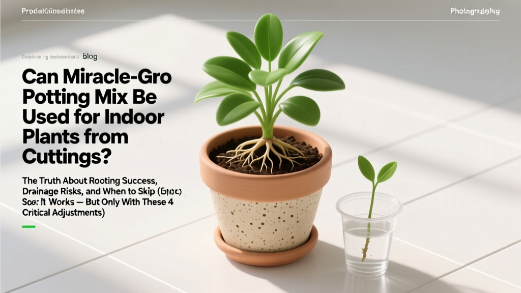 Miracle-Gro for Indoor Cuttings: 4 Must-Do Adjustments
