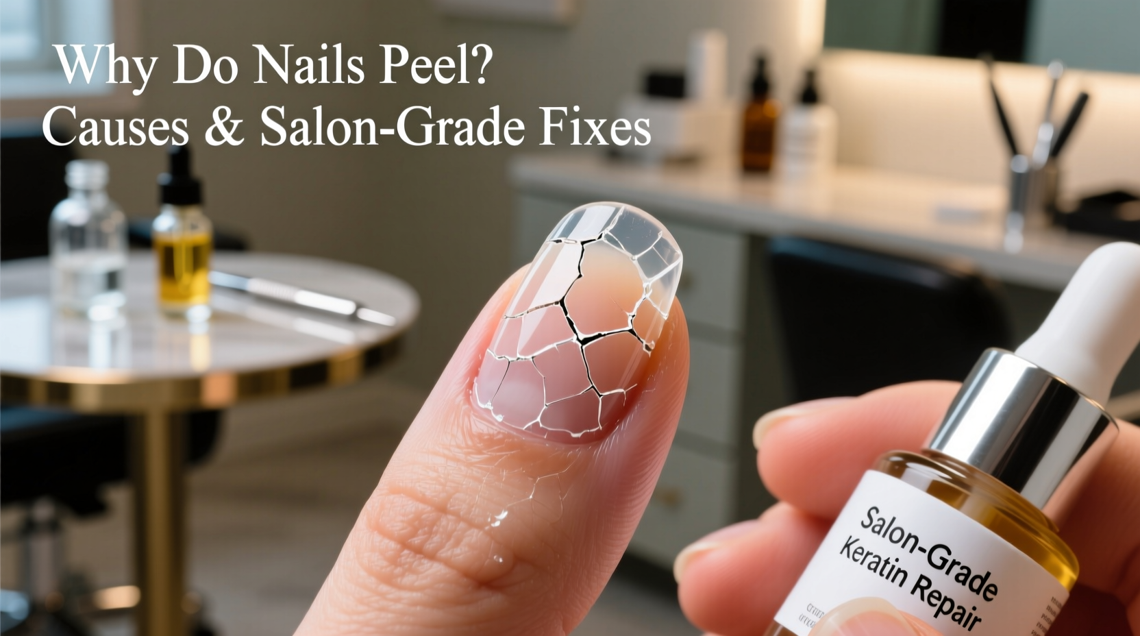 why do my nails peel in layers causes and salon grade fixes