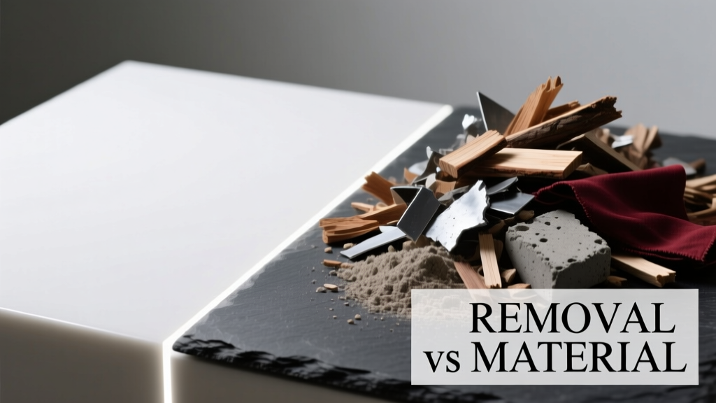Removal vs Material: Why What You Take Out Matters More Than What You Put In