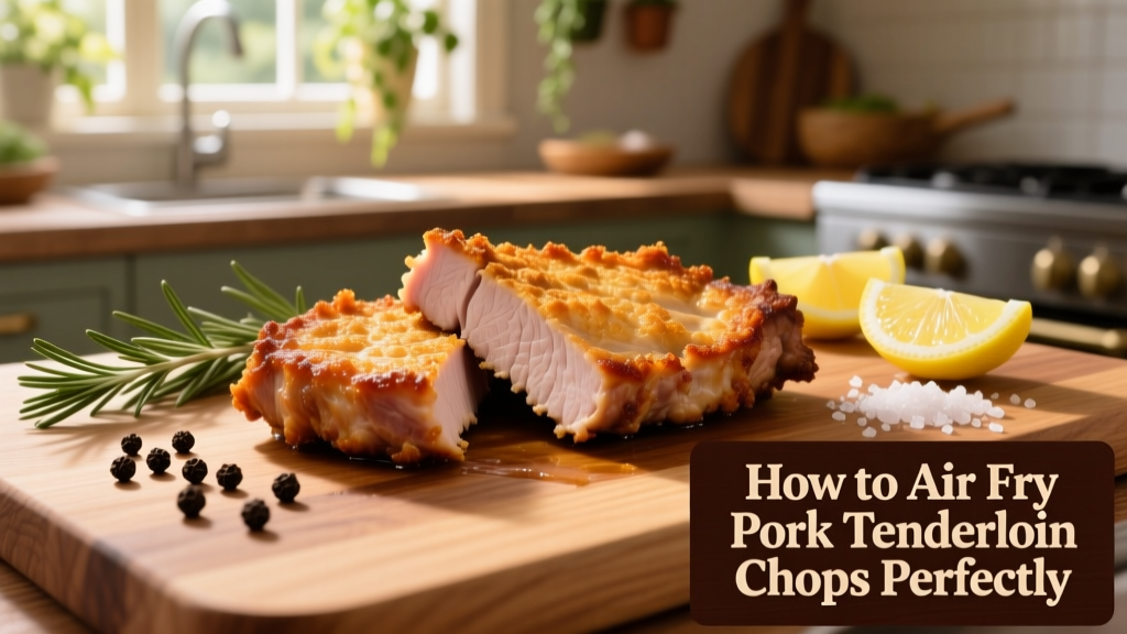 How to Air Fry Pork Tenderloin Chops Perfectly