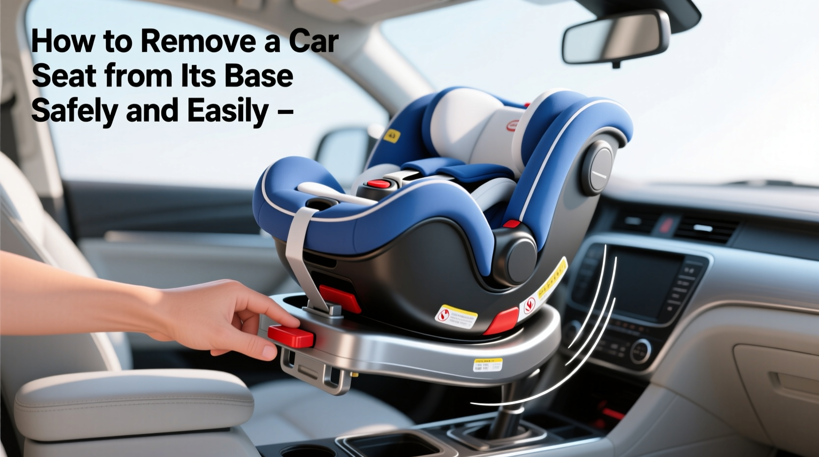 how do you remove car seat from base