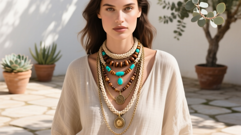 How to Layer Boho Necklaces Like a Pro