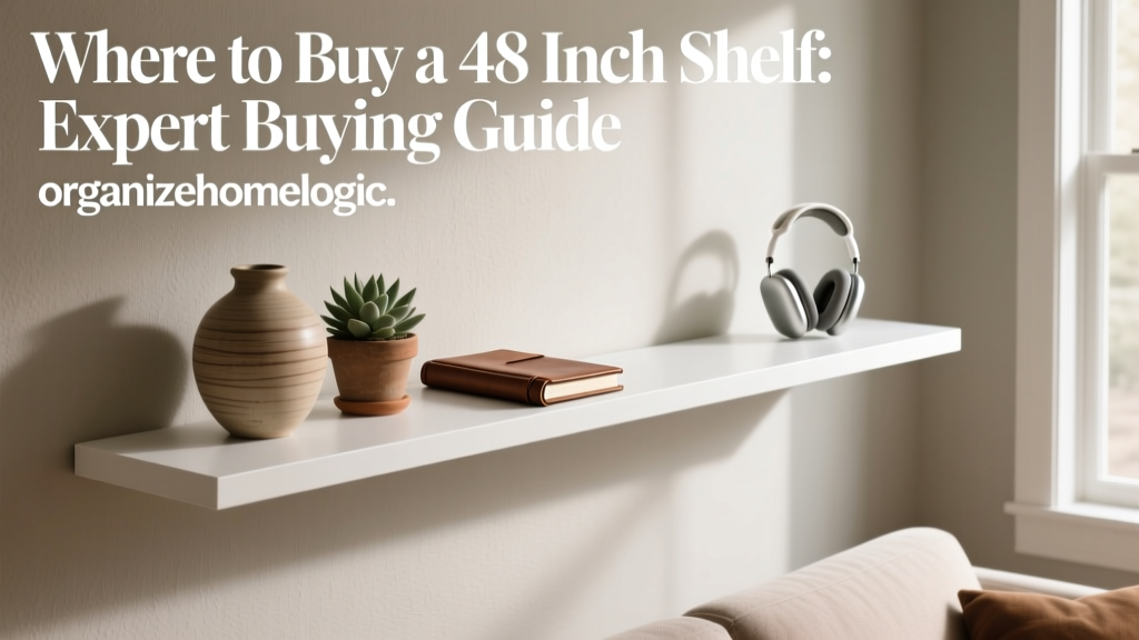 Where to Buy a 48 Inch Shelf: Expert Buying Guide