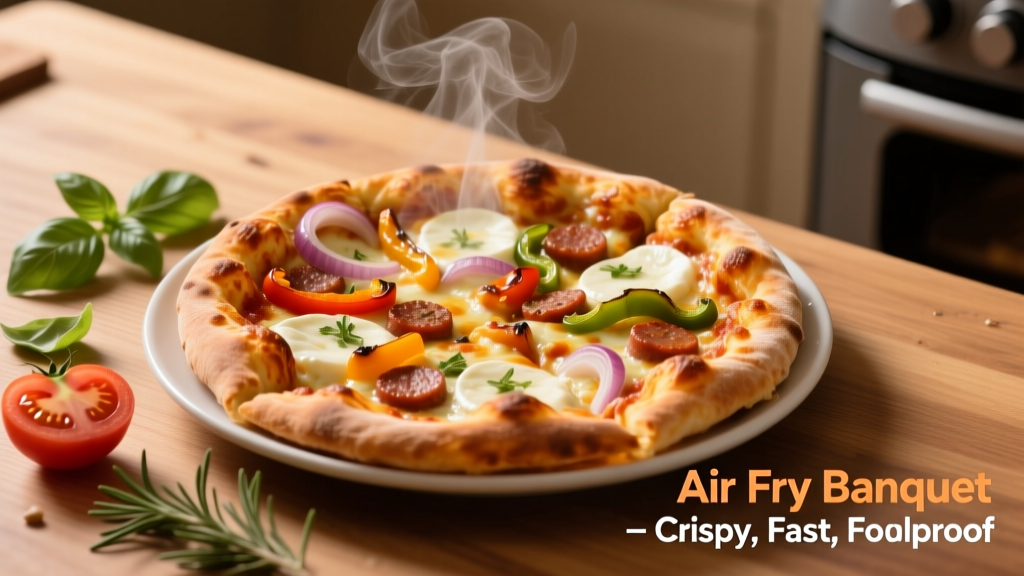 Air Fry Banquet Stuffed Pizza: Crispy, Fast & Foolproof