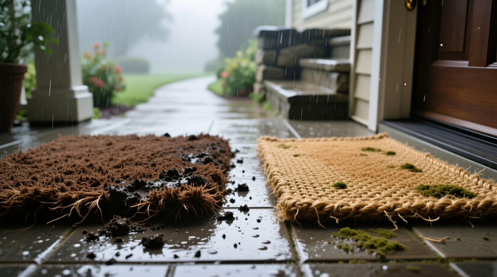 coconut coir vs jute mat dirt mold resistance