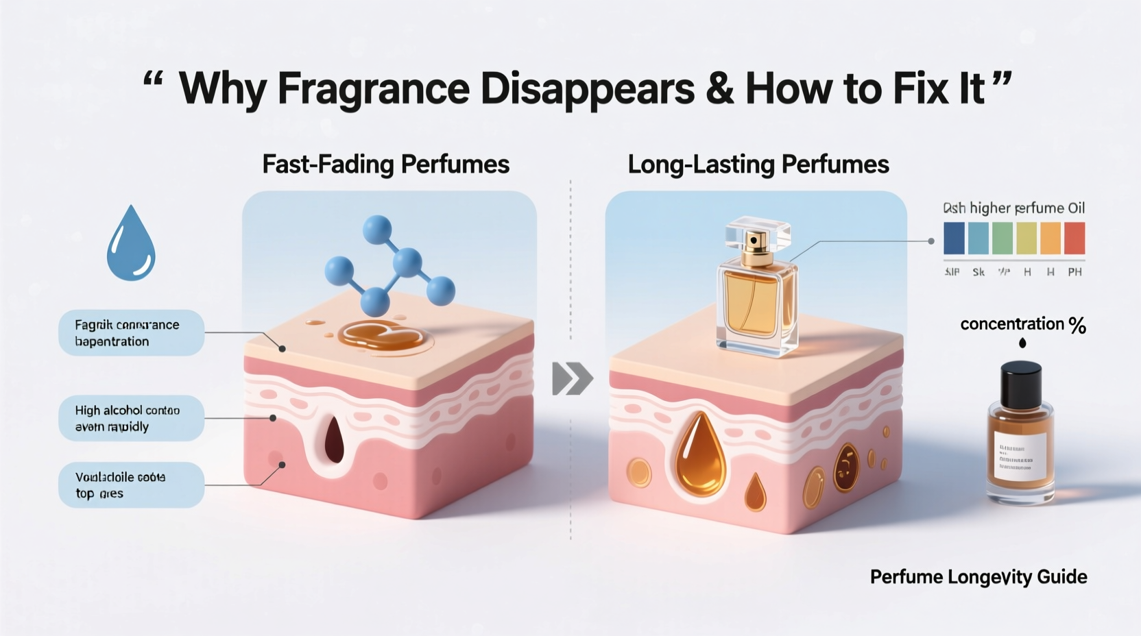 why do some perfumes disappear from skin quickly and how to fix it
