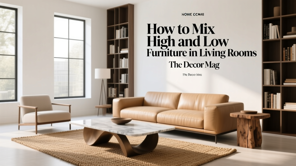 High and Low Furniture in Living Rooms (2026)
