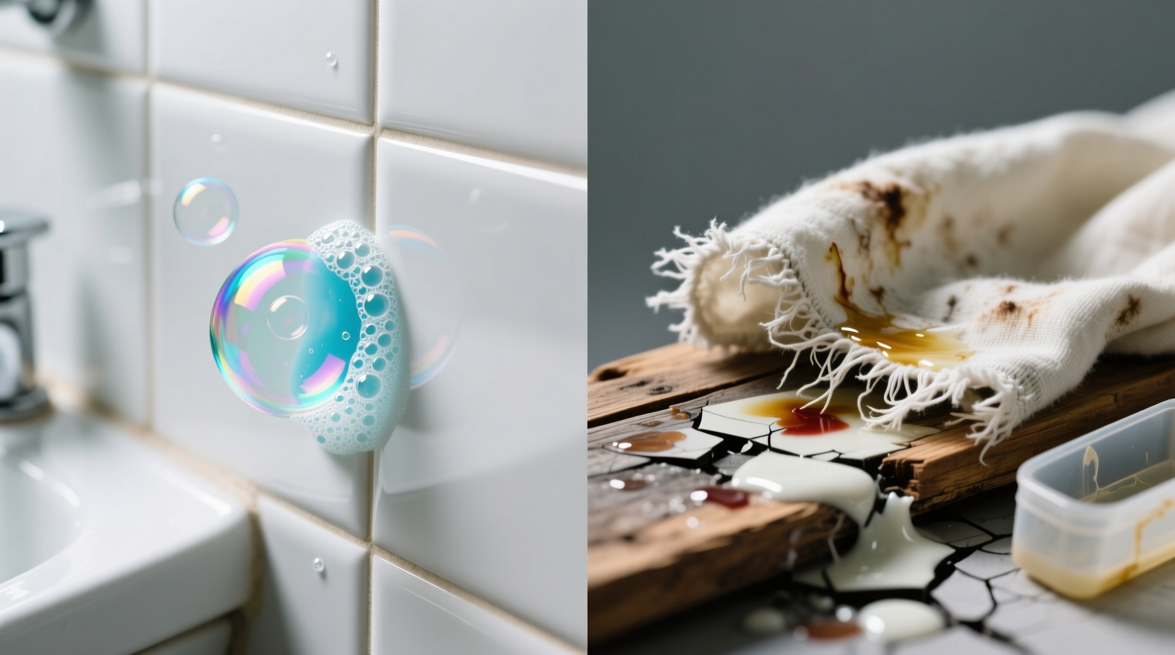 what you can and cant clean with bleach