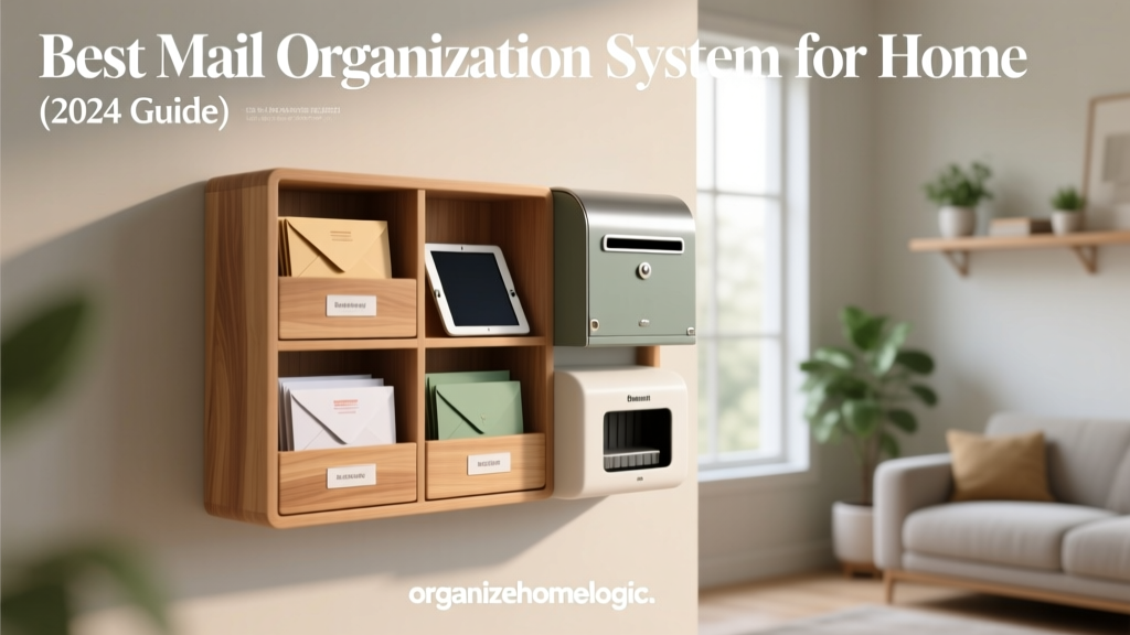 Best Mail Organization System for Home (2024 Guide)