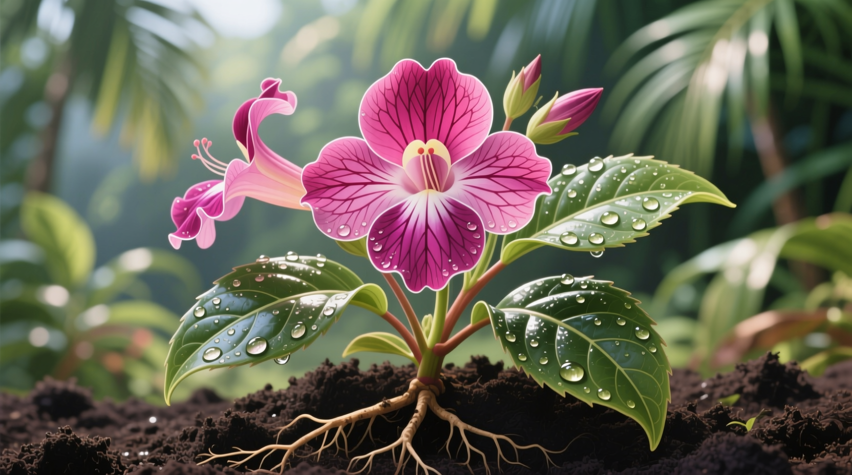 new guinea impatiens plant