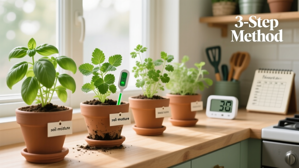 Indoor Herb Watering Schedule: Exact Timing & Soil Tests