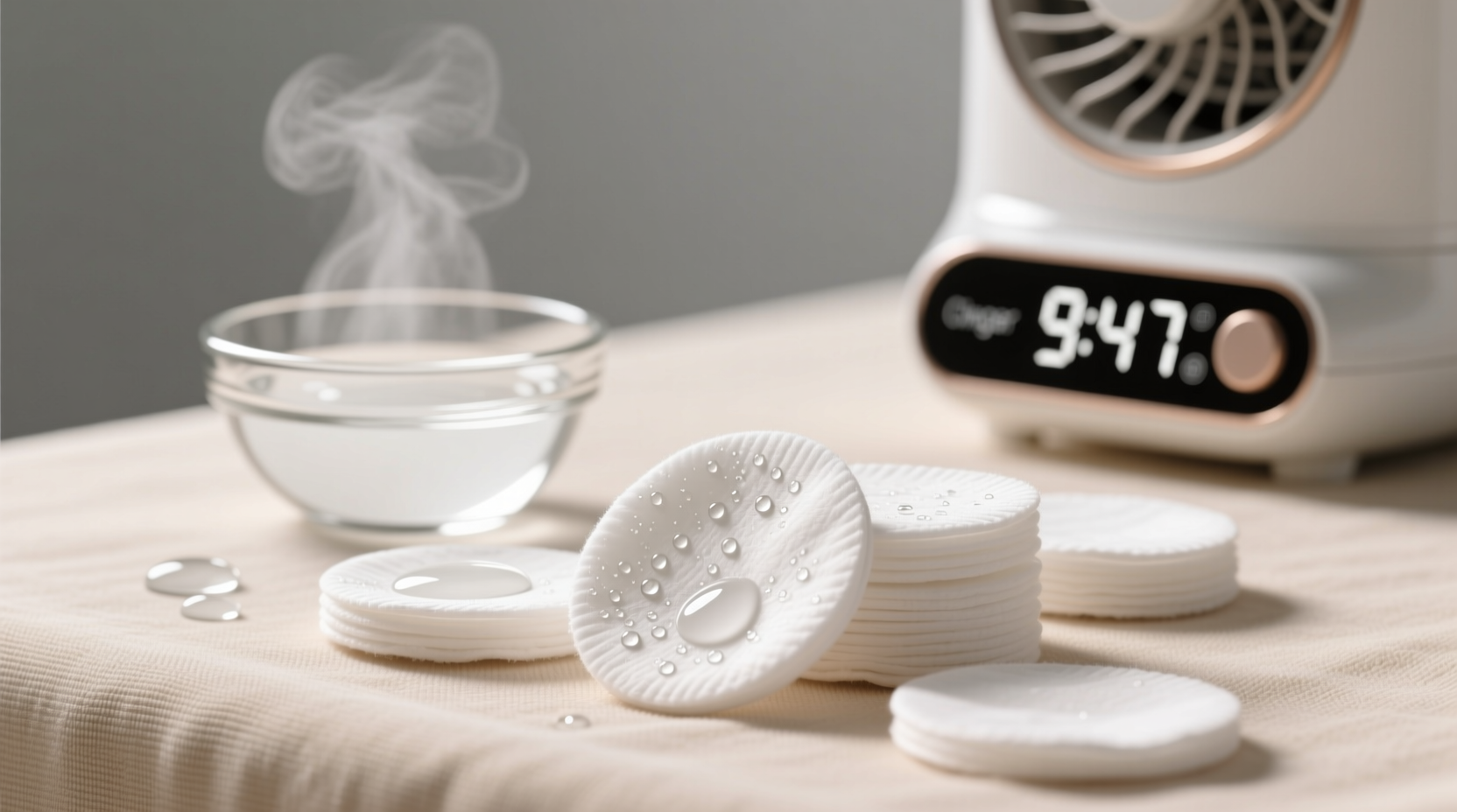 how to sanitize cotton makeup rounds without lint