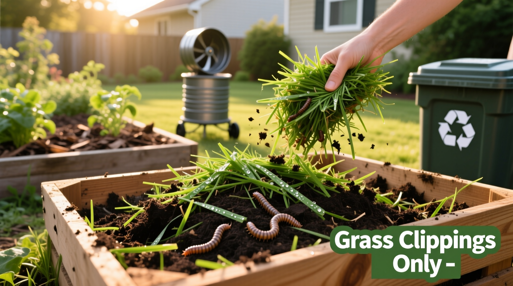 how to reuse grass clippings