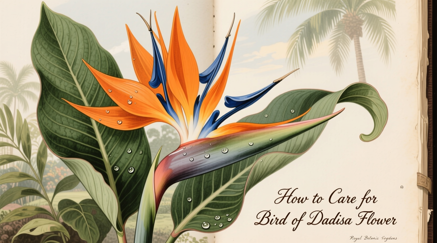 how to care for bird of paradise flower