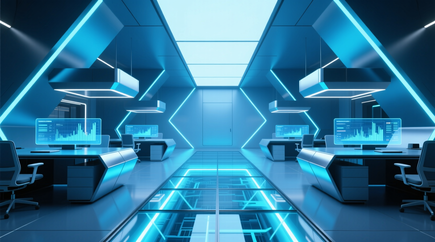 the angular blue workspace