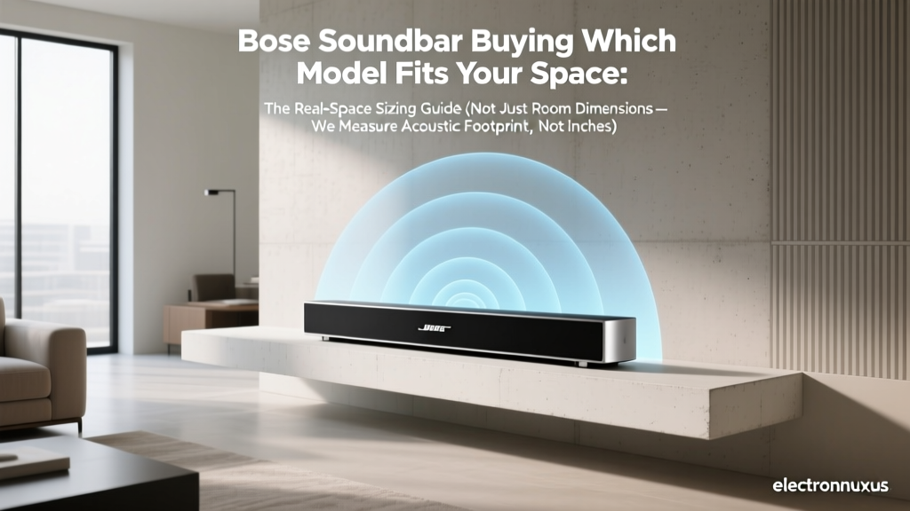 Bose Soundbar Buying Which Model Fits Your Space: The Real-Space Sizing Guide (Not Just Room Dimensions — We Measure Acoustic Footprint, Not Inches)
