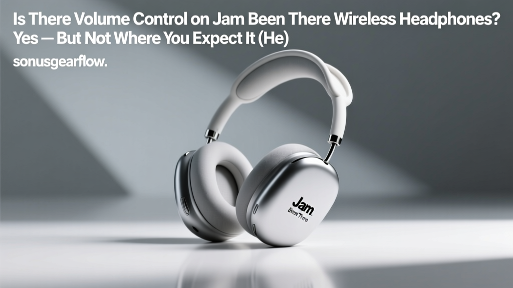 Jam Been There Volume Control: How to Adjust It