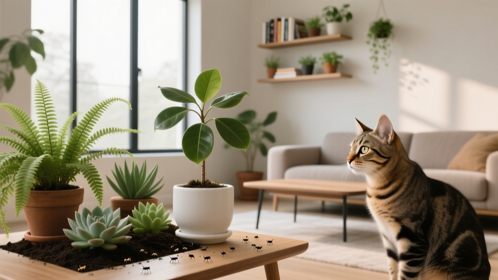 Gnats in Indoor Plants: Safe, Vet-Approved Fix for Cats