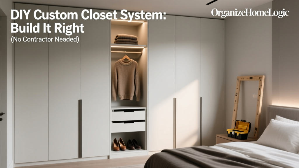 DIY Custom Closet System: Build It Yourself