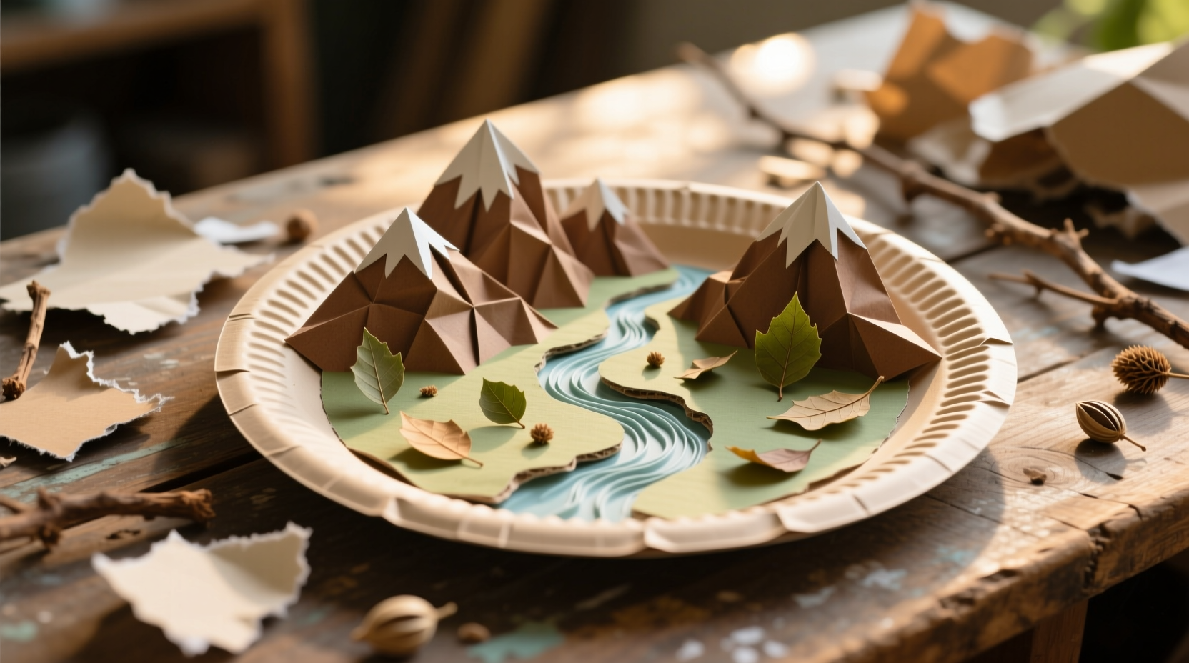 recycle paper plate