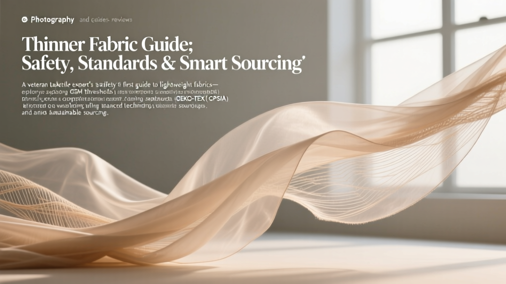 Thinner Fabric Guide: Safety, Standards & Smart Sourcing