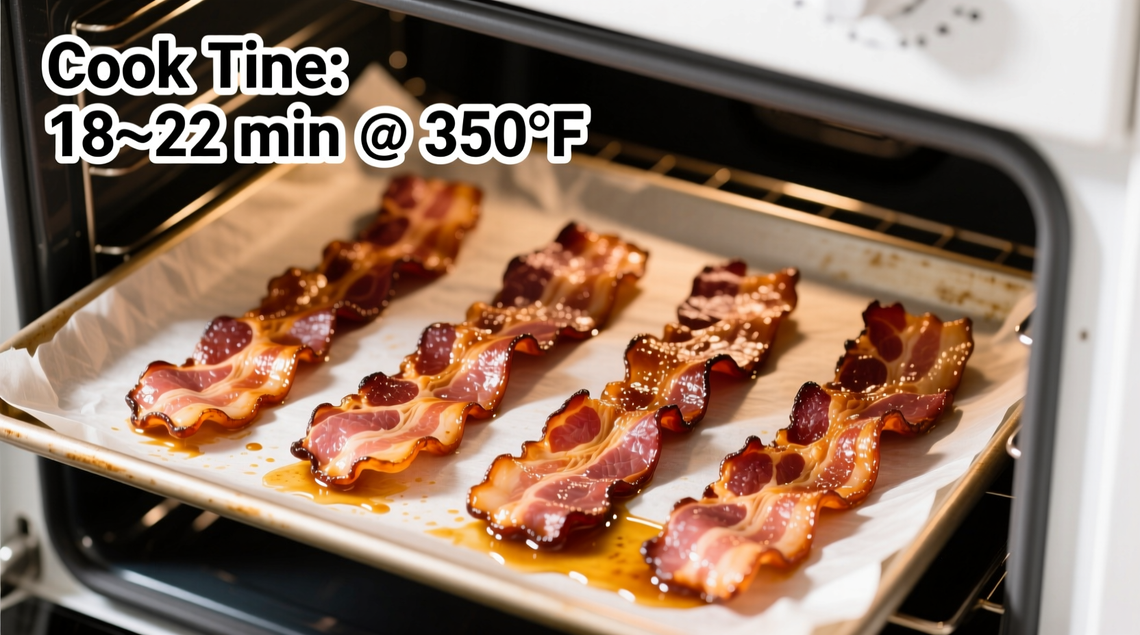 how long to cook bacon at 350