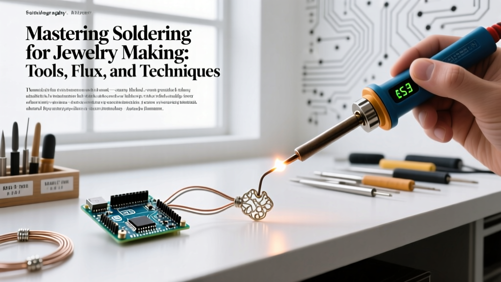 Mastering Soldering for Jewelry Making: Tools, Flux, and Techniques