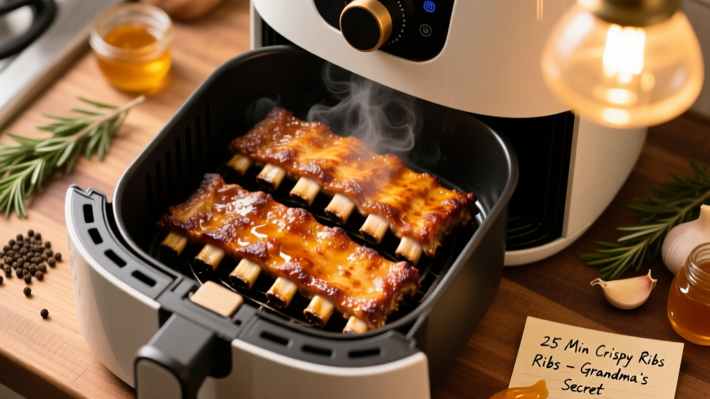 Air Fryer Boneless Country Ribs: Crispy & Tender in 25 Min