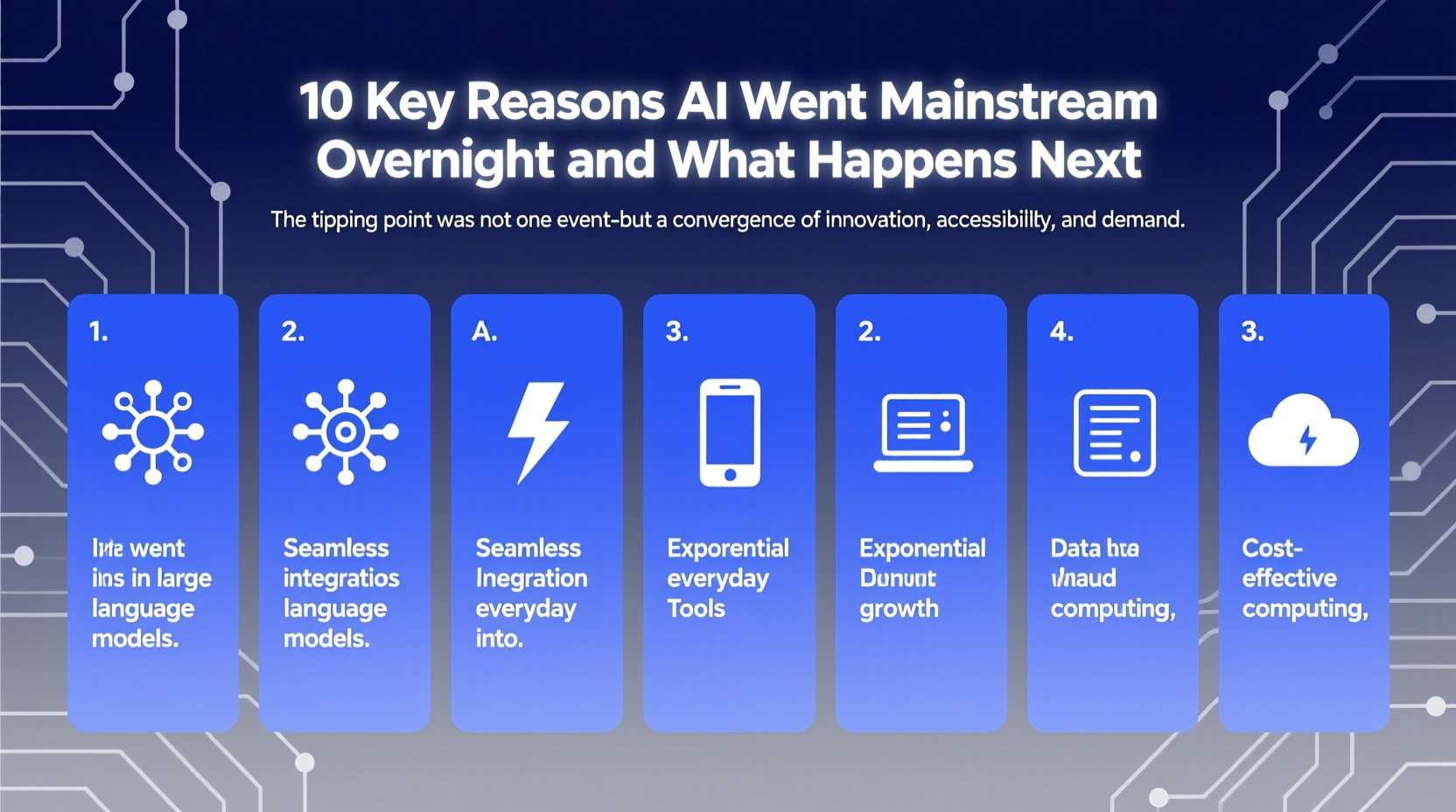 10 Key Reasons AI Went Mainstream Overnight and What Happens Next
