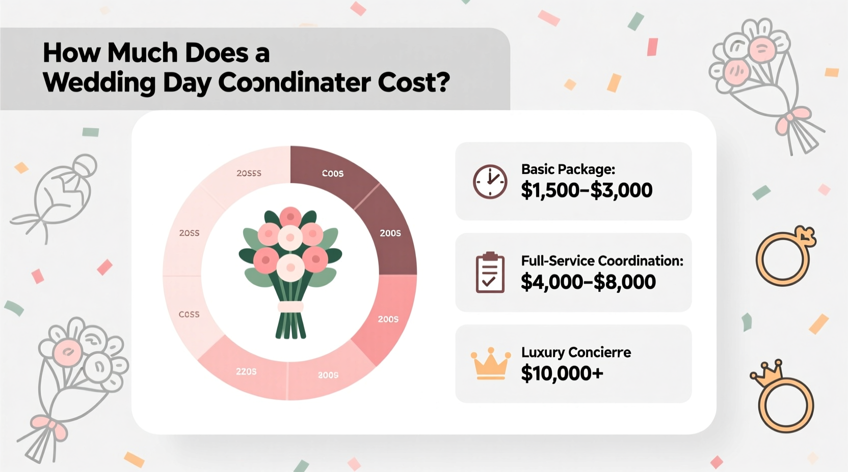 how much does a wedding day of coordinator cost