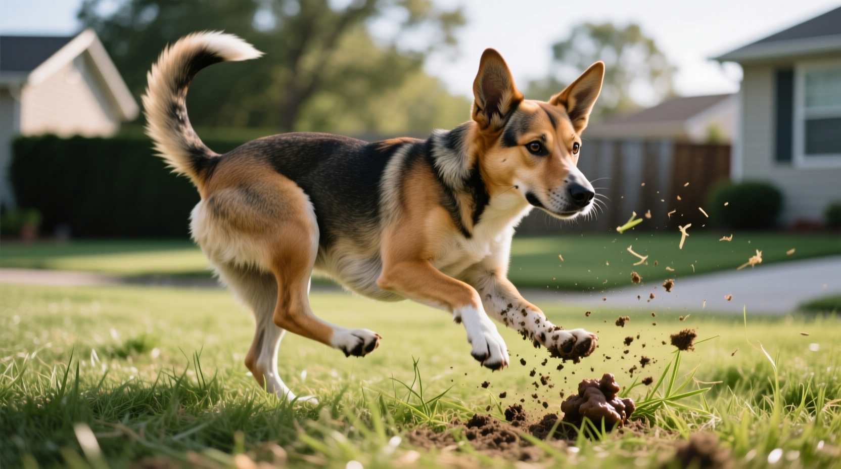 why does my dog kick after pooping is it scratching or marking