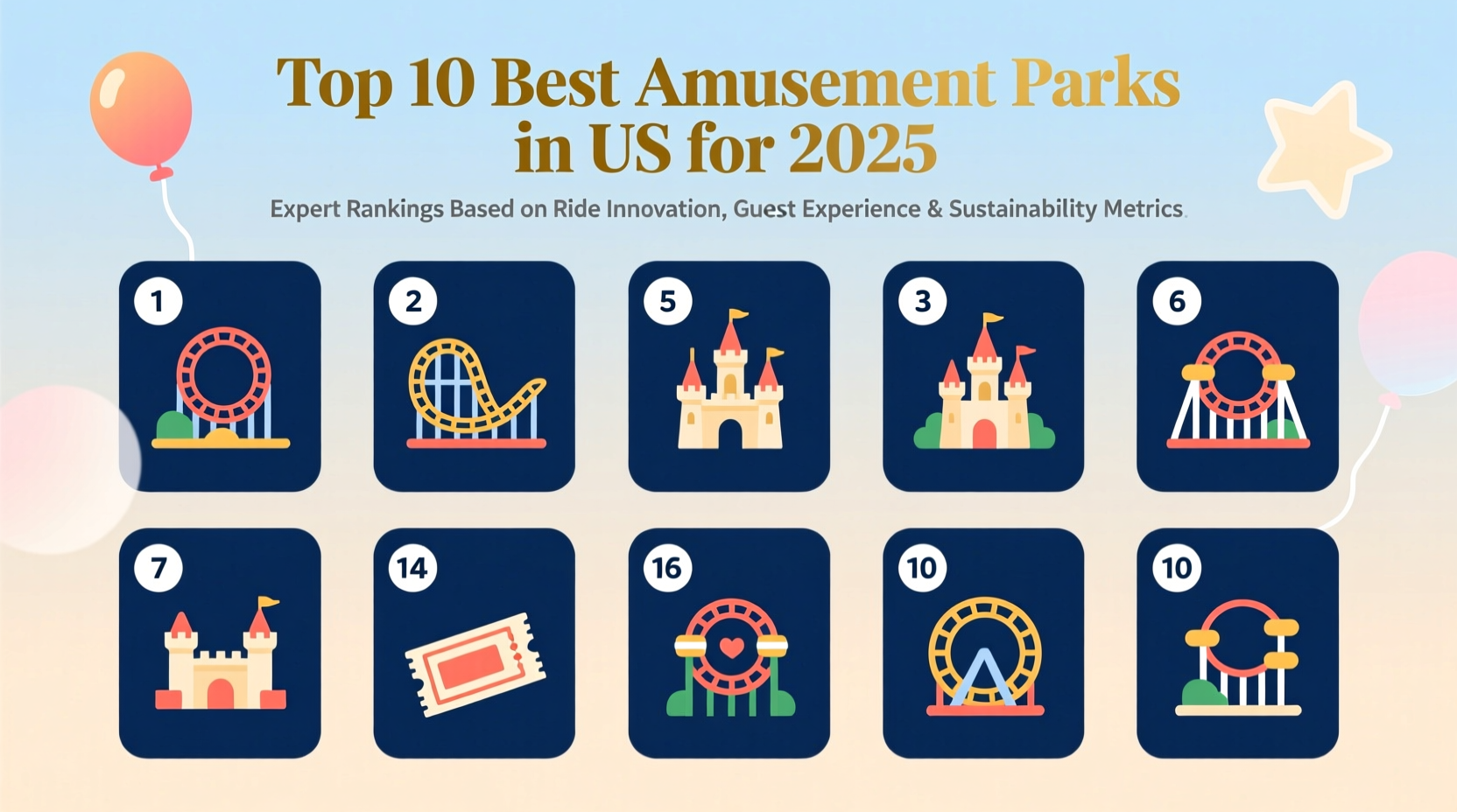 best amusement parks in the us