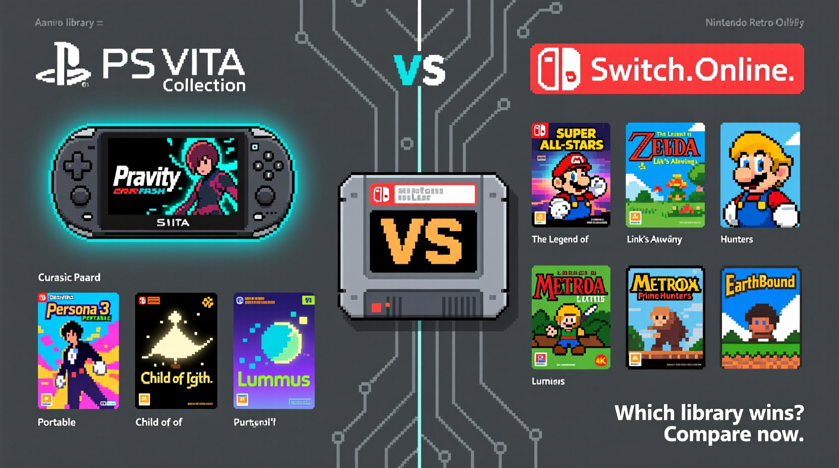 ps vita collection vs switch online which retro gaming library is richer