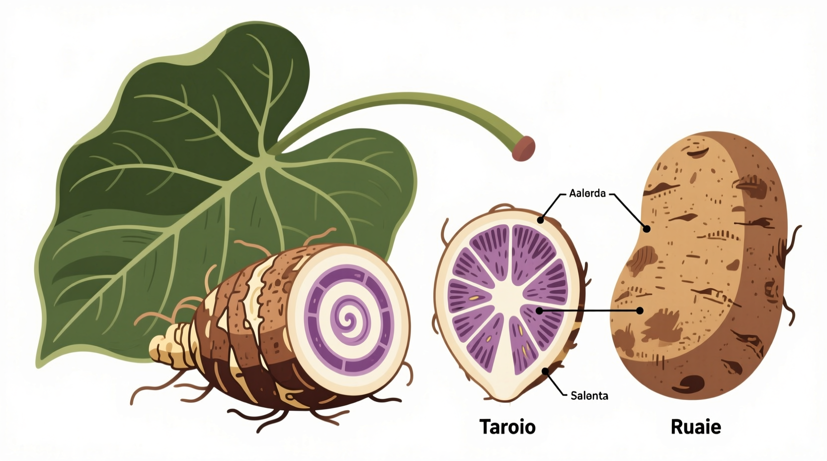 what is taro root and how does it differ from potato