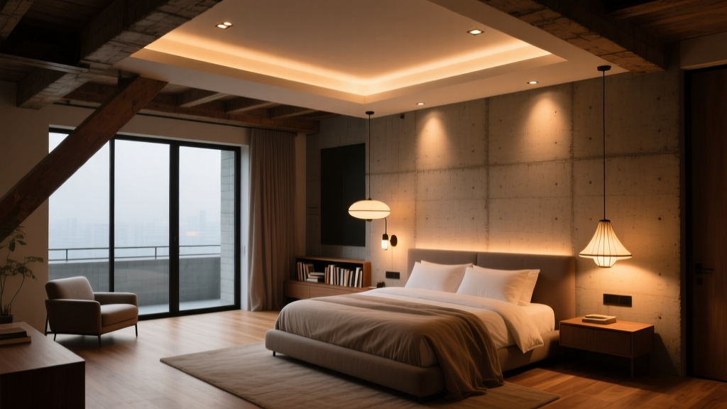 Loft Bedroom Layering Case Study: NYC Renovation