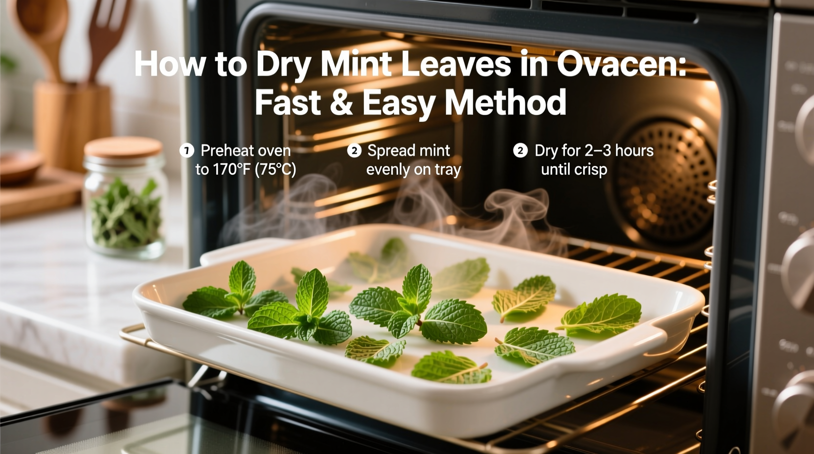 How To Dry Mint Leaves In Oven