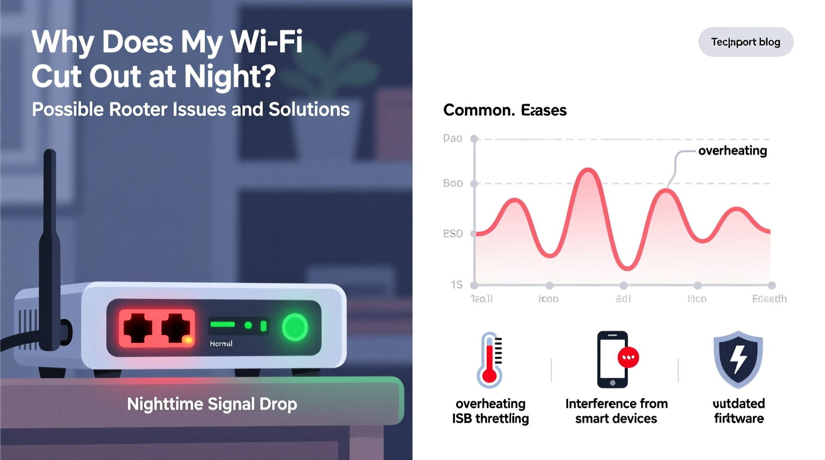 why does my wifi cut out at night possible router issues and solutions