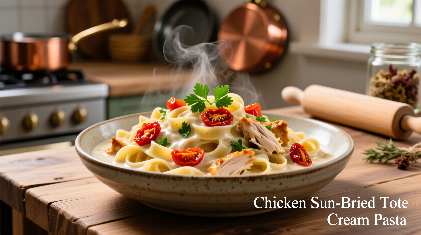 Perfect Chicken Sun Dried Tomato Cream Pasta Recipe in 25 Minutes