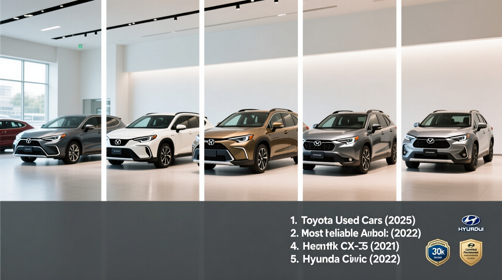 best selling second hand cars