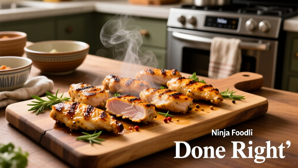 Crispy Grilled Chicken Tenders in Ninja Foodi