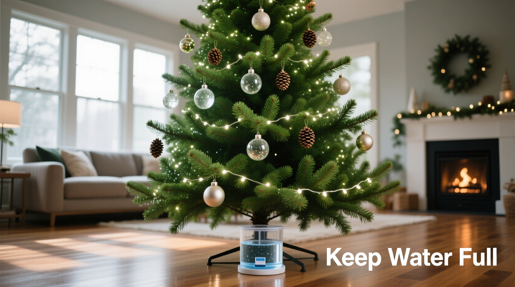 how to keep christmas tree alive