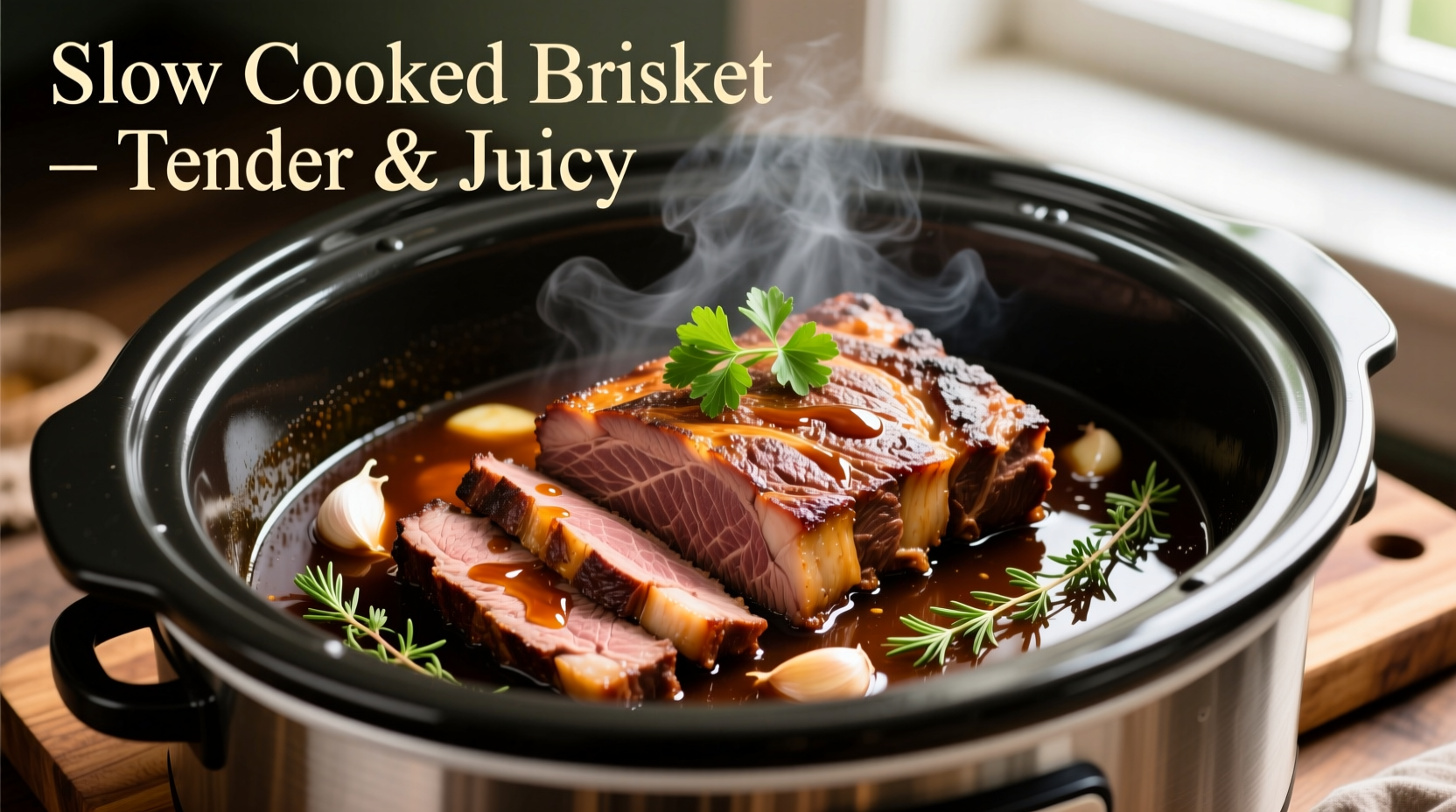 Slow Cooker Brisket: Perfect Recipe in 8 Hours