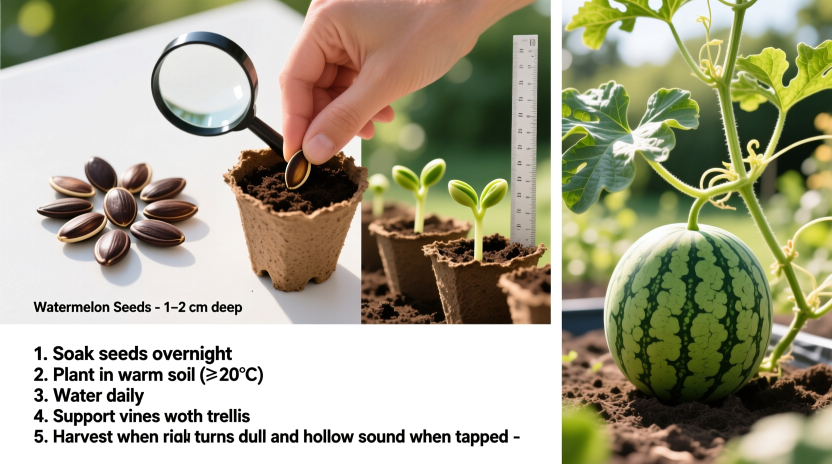 How to Grow Watermelon From Seeds: Complete Step-by-Step Guide