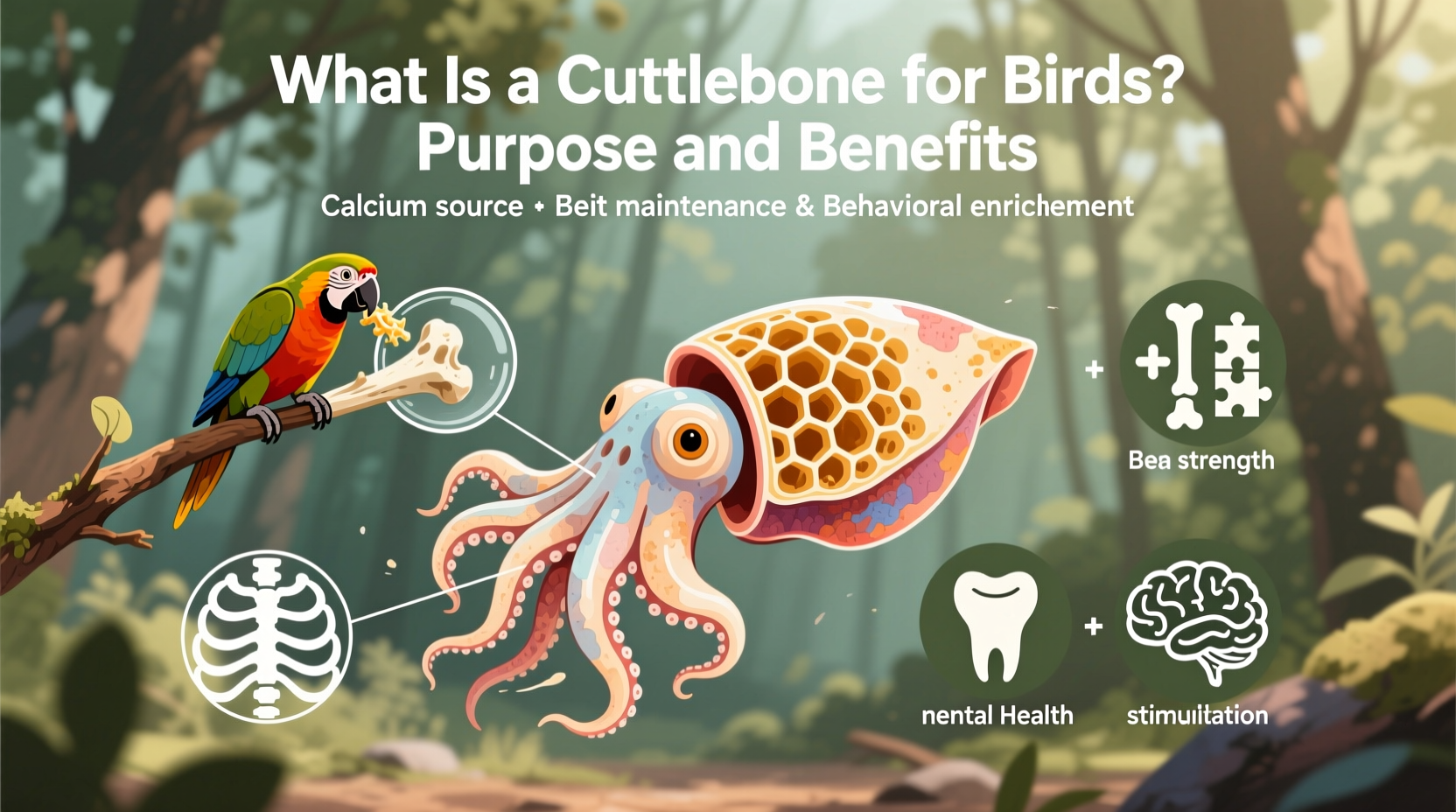 What Is a Cuttlebone for Birds: Purpose and Benefits