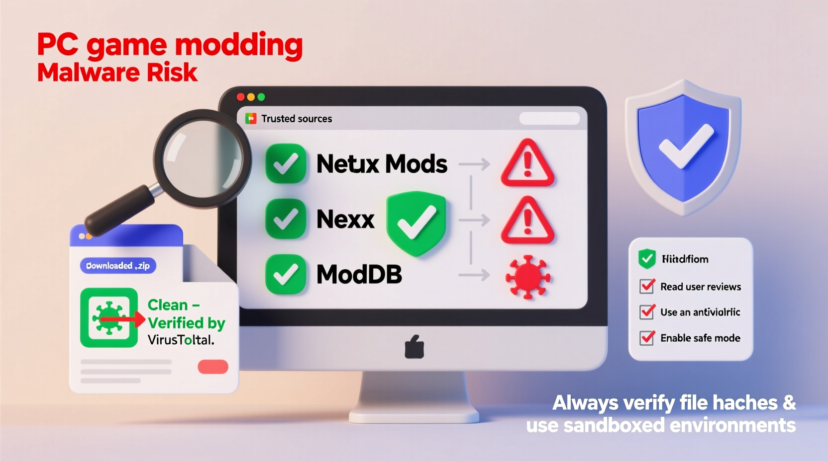 modding pc games safely where to download and avoid malware